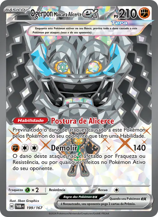 Ogerpon Máscara Alicerce ex 199/167
