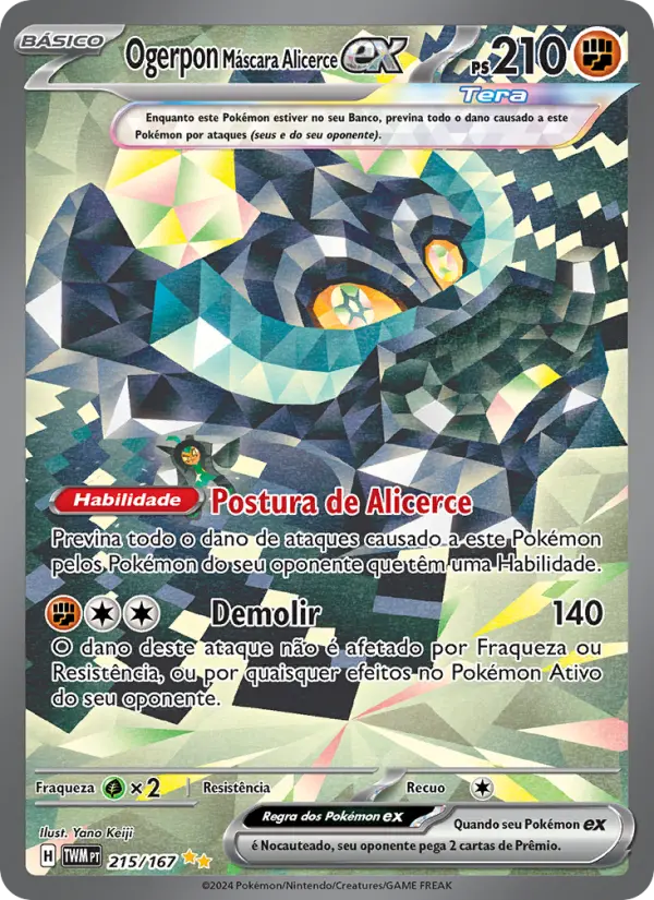 Ogerpon Máscara Alicerce ex 215/167