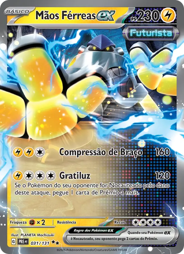 Mãos Férreas ex 031/131