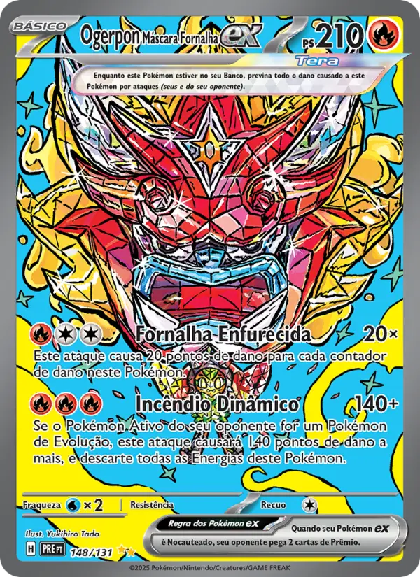 Ogerpon Máscara Fornalha ex 148/131