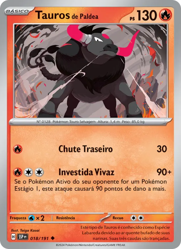 Tauros de Paldea 018/191