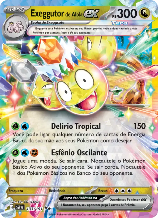 Exeggutor de Alola ex 133/191