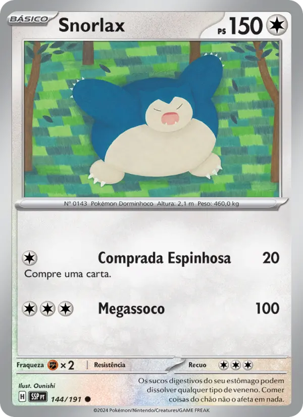 Snorlax 144/191