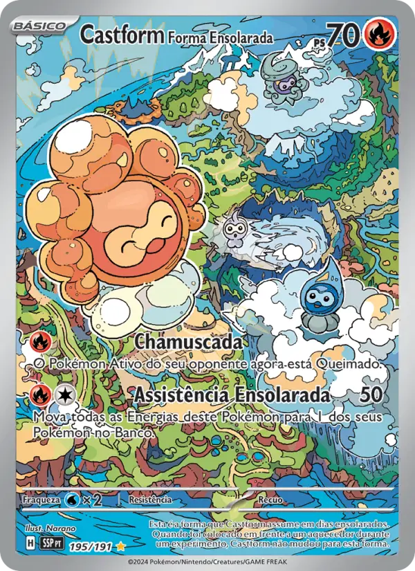 Castform Forma Ensolarada 195/191