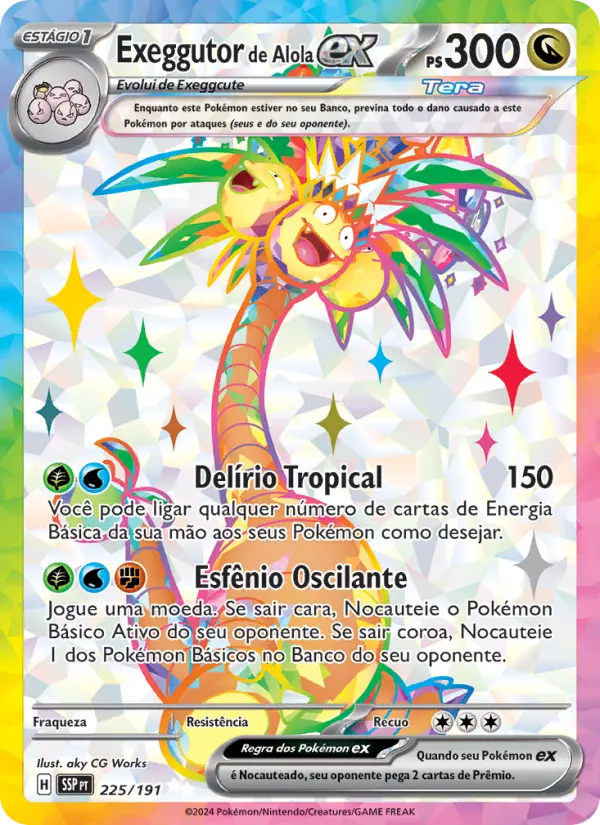 Exeggutor de Alola ex 225/191