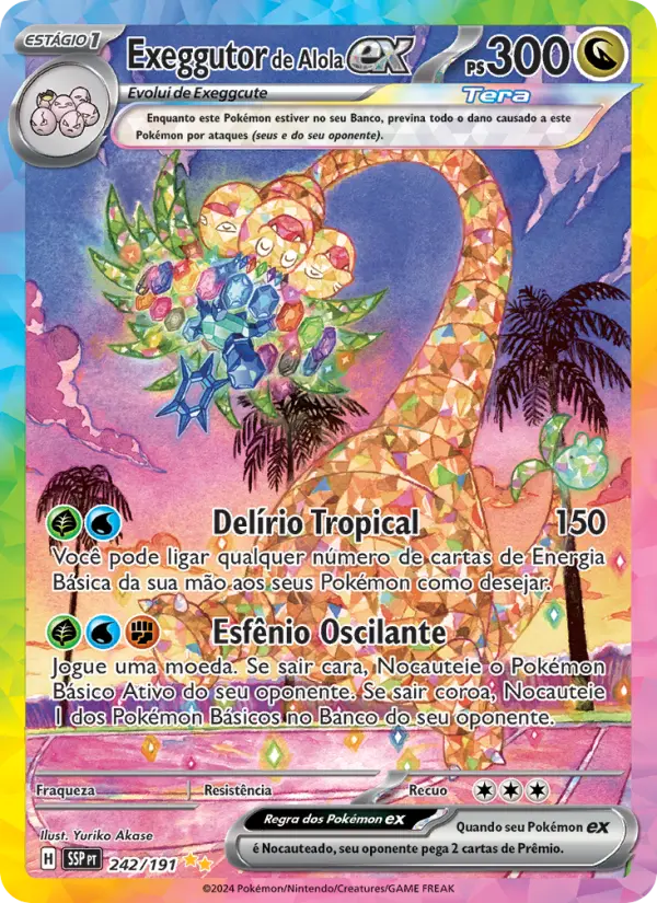 Exeggutor de Alola ex 242/191