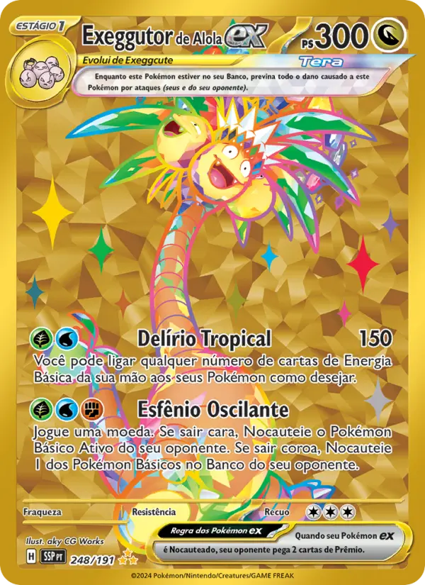 Exeggutor de Alola ex 248/191