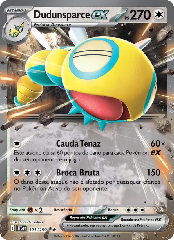 Dudunsparce ex 121/159