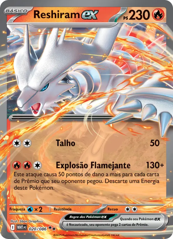 Reshiram ex 020/86