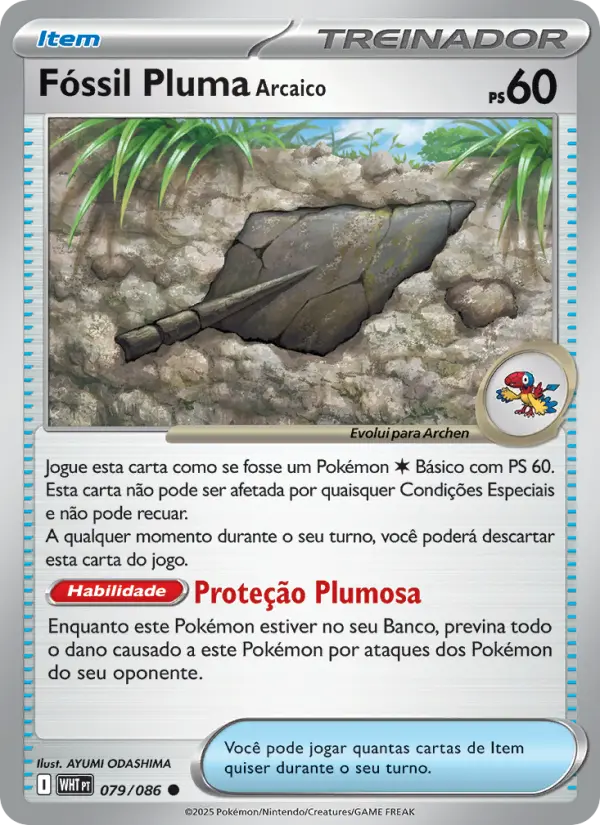 Fóssil Pluma Arcaico 079/86