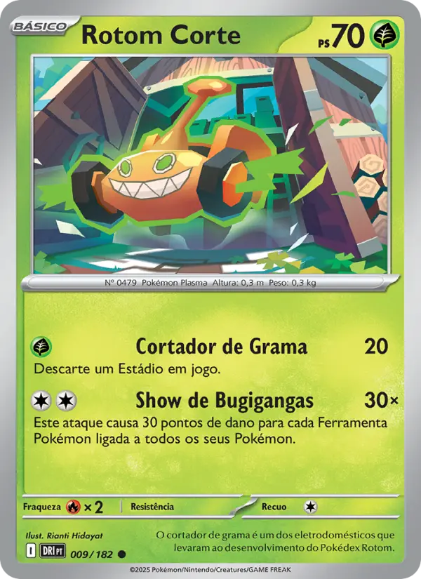 Rotom Corte 009/182