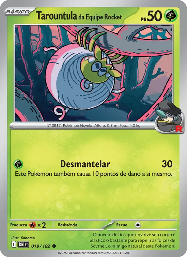 Tarountula da Equipe Rocket 019/182