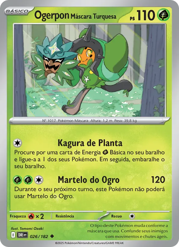 Ogerpon Máscara Turquesa 026/182
