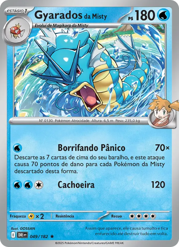 Gyarados da Misty 049/182