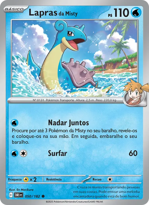 Lapras da Misty 050/182