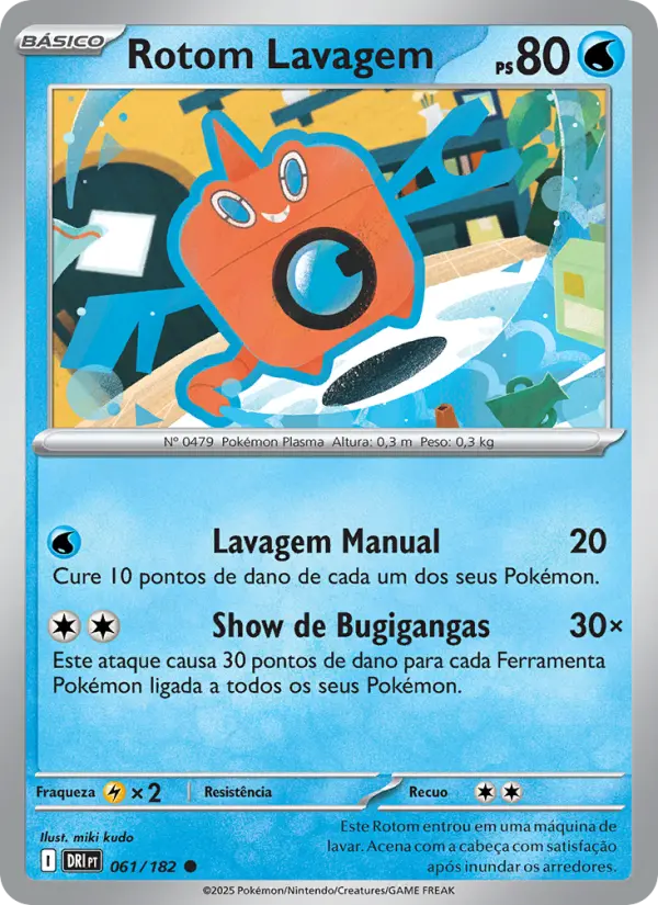 Rotom Lavagem 061/182