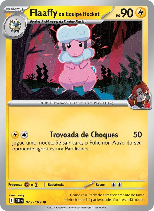 Flaaffy da Equipe Rocket 073/182