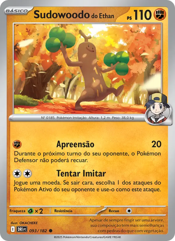 Sudowoodo do Ethan 093/182