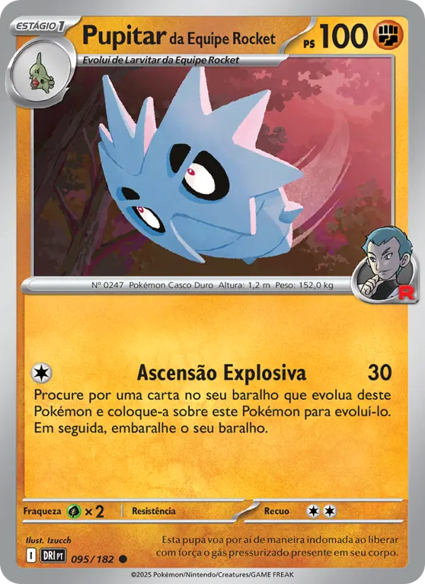 Pupitar da Equipe Rocket 095/182