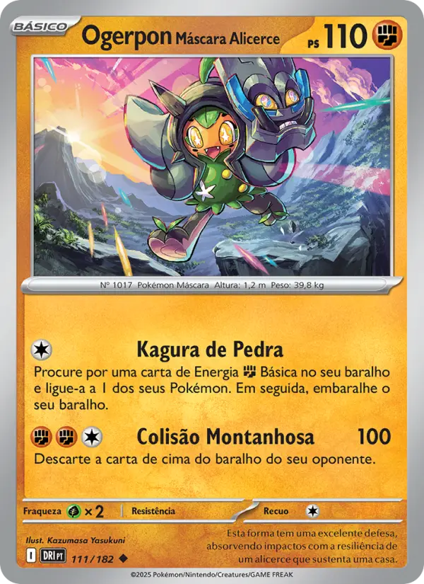 Ogerpon Máscara Alicerce 111/182