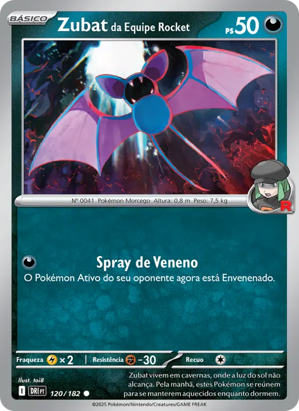 Zubat da Equipe Rocket 120/182