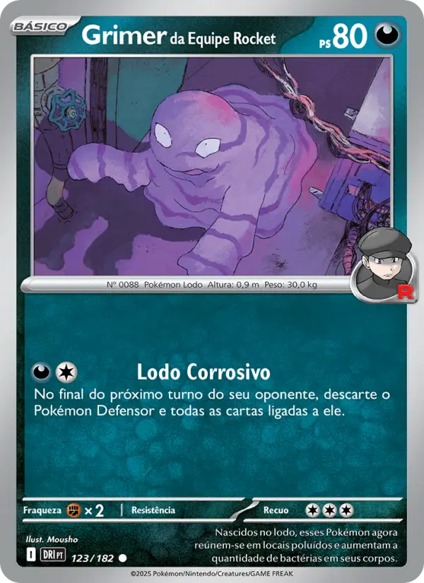 Grimer da Equipe Rocket 123/182