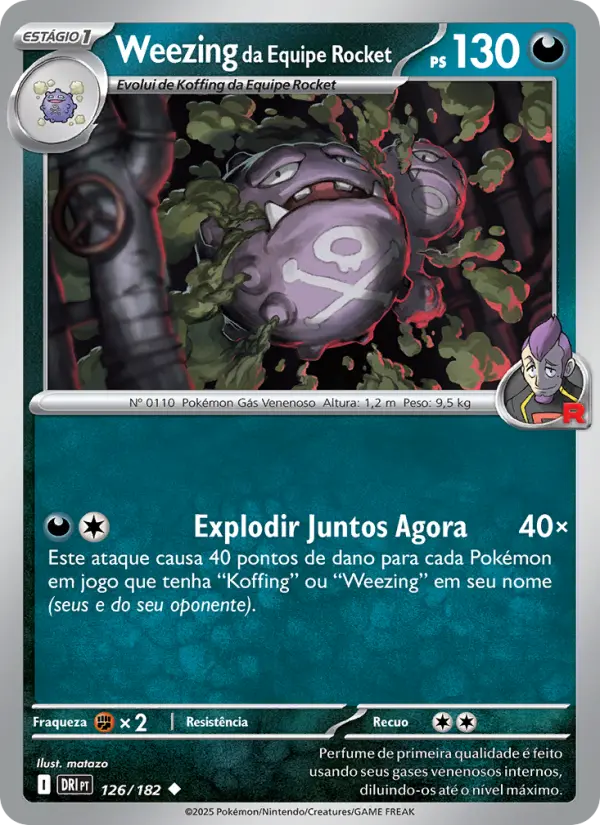 Weezing da Equipe Rocket 126/182