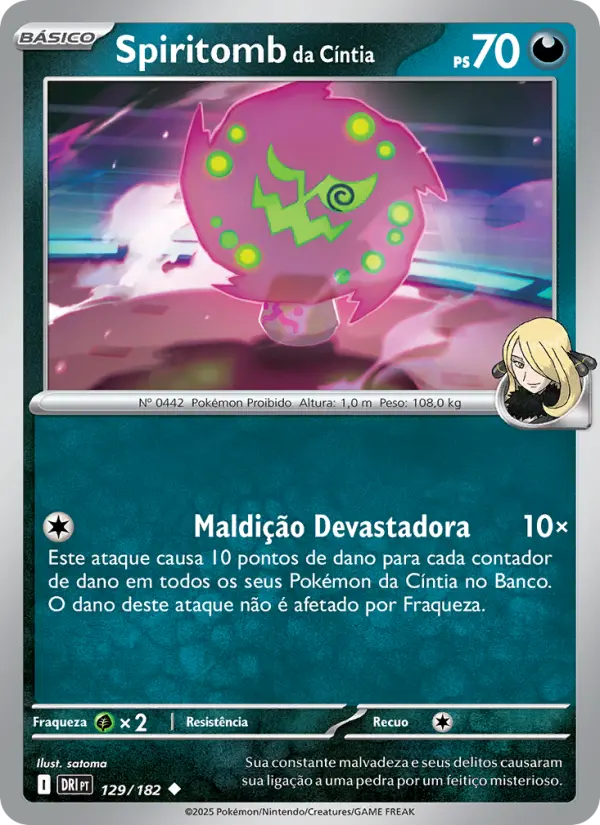 Spiritomb da Cíntia 129/182