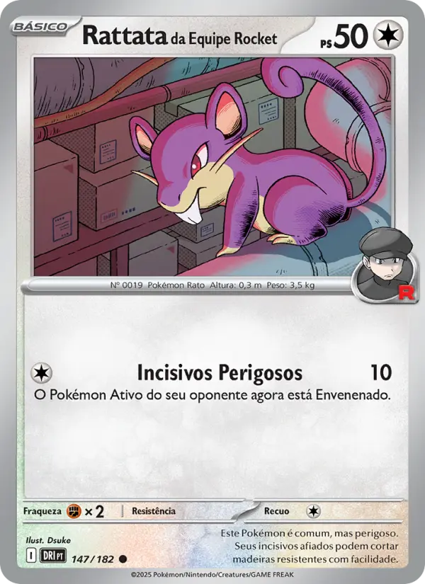 Rattata da Equipe Rocket 147/182