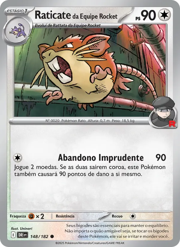 Raticate da Equipe Rocket 148/182
