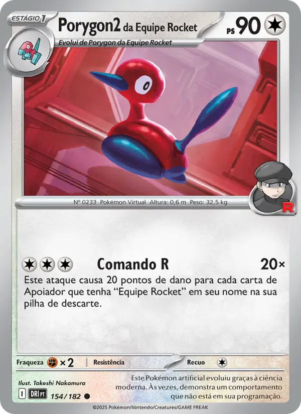 Porygon2 da Equipe Rocket 154/182