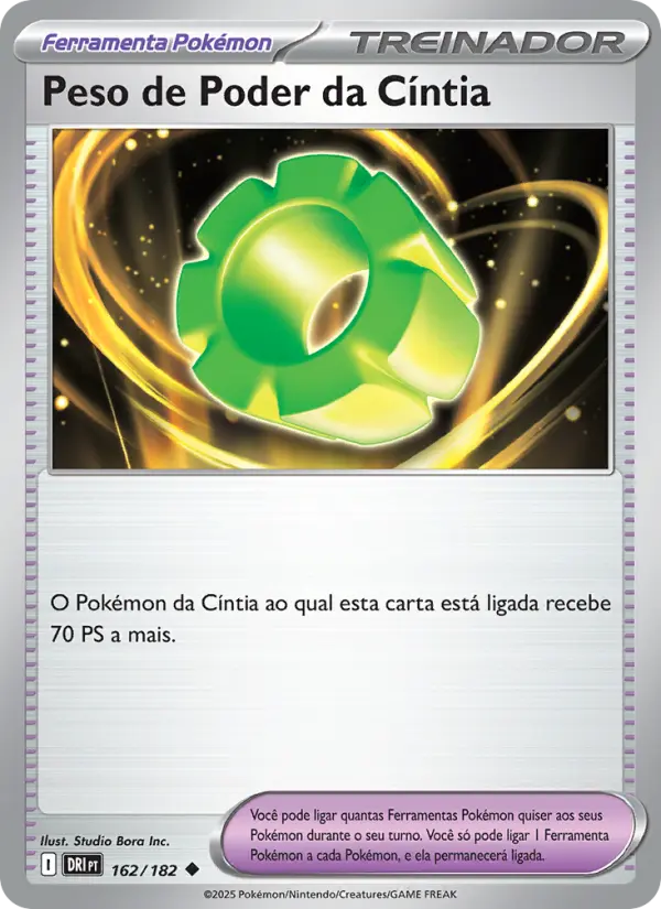 Peso de Poder da Cíntia 162/182