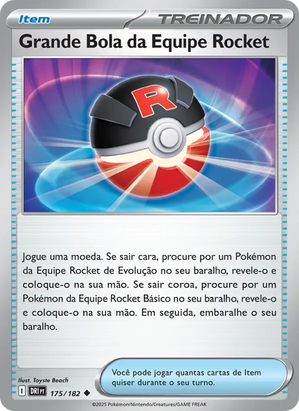 Grande Bola da Equipe Rocket 175/182
