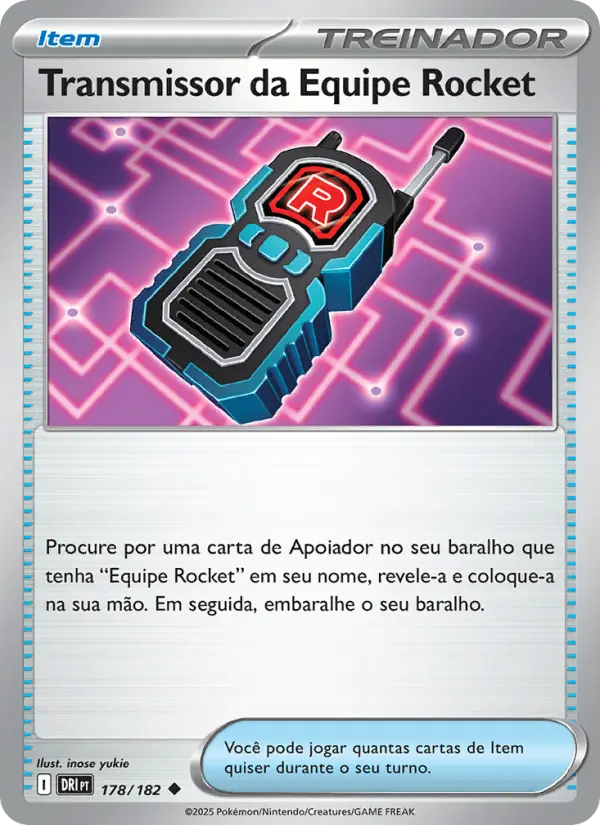 Transmissor da Equipe Rocket 178/182