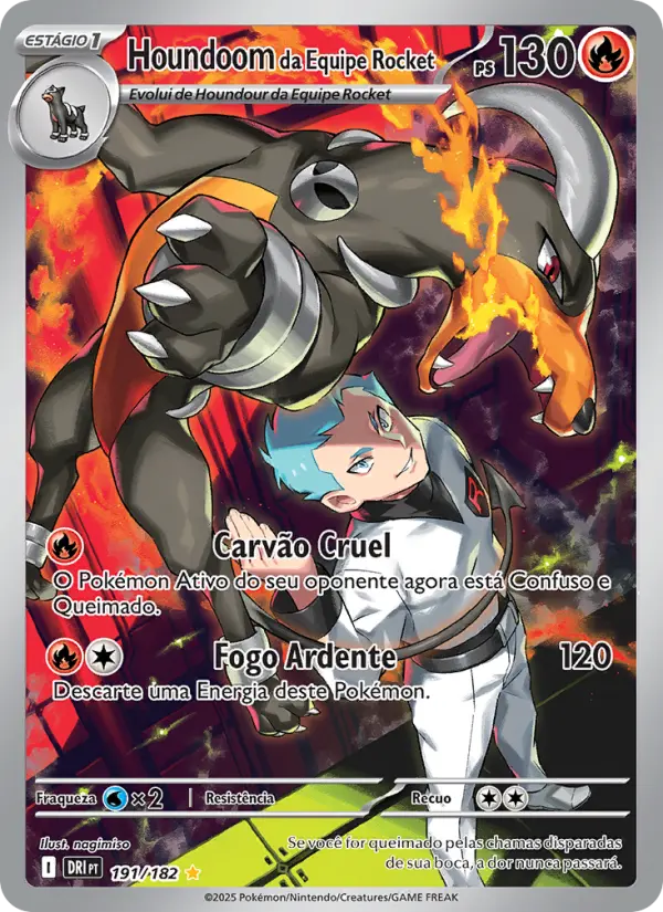 Houndoom da Equipe Rocket 191/182