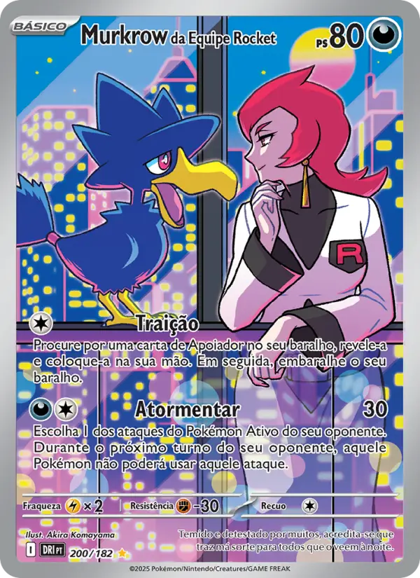 Murkrow da Equipe Rocket 200/182