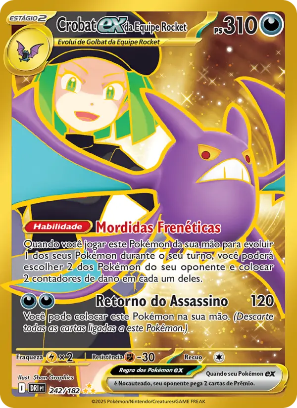 Crobat ex da Equipe Rocket 242/182