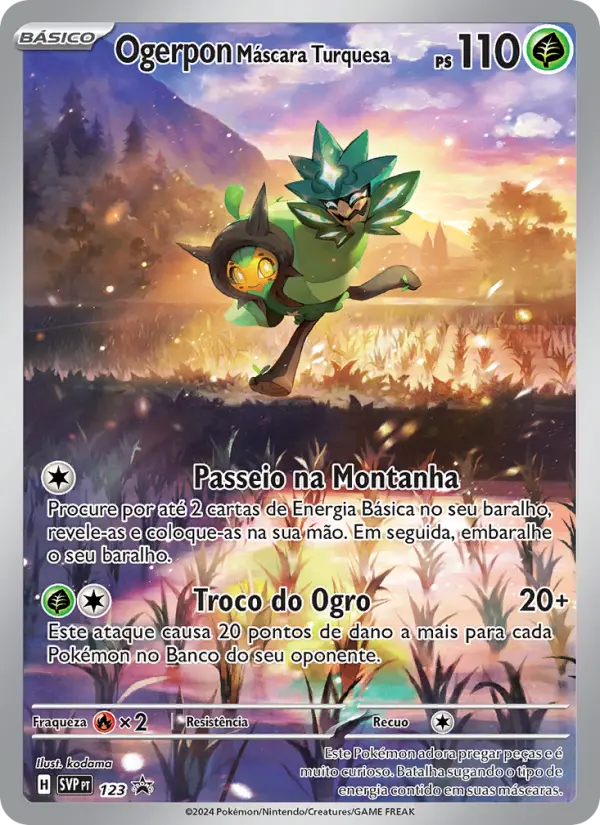 Ogerpon Máscara Turquesa 123/225