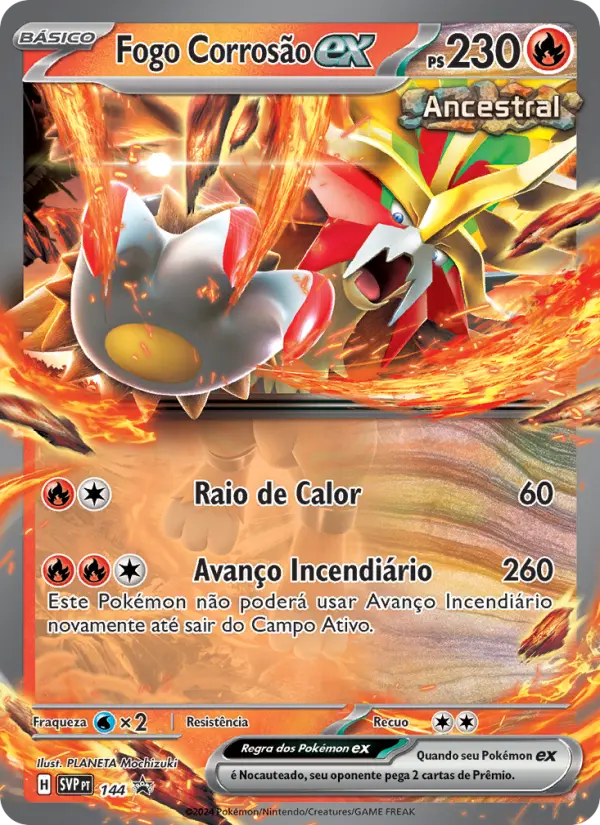 Fogo Corrosão ex 144/225