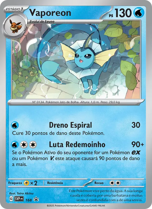 Vaporeon 168/225
