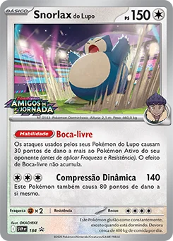 Snorlax do Lupo 184/225