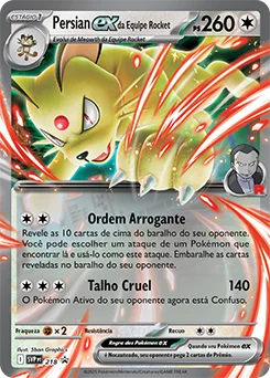 Persian ex da Equipe Rocket 218/225