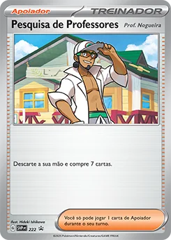 Carta Pesquisa de Professores — SVP Black Star Promos 222/225