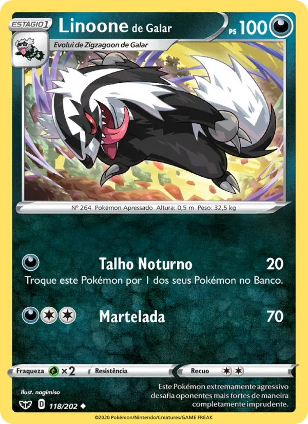Linoone de Galar 118/202