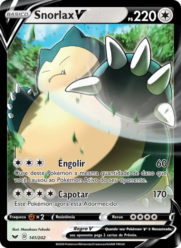 Snorlax V 141/202
