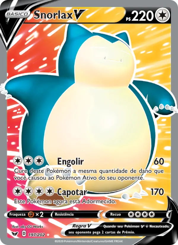 Snorlax V 197/202
