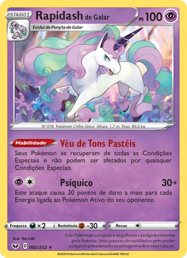 Rapidash de Galar 82/202