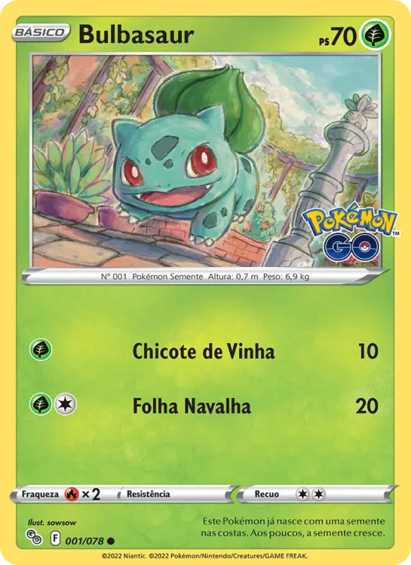 Bulbasaur 001/78