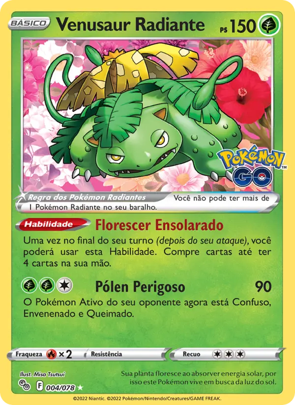 Venusaur Radiante 004/78