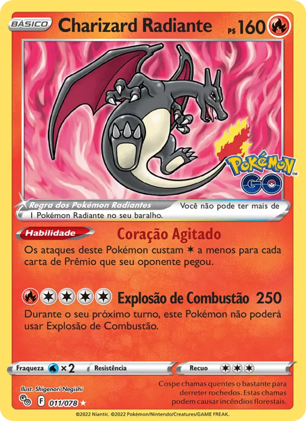 Charizard Radiante 011/78